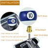 Temzzer Billiard Ball Gear Stick Shifter Head Resin Transmisson Shift