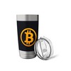 Crypto Minimalist Blockchain Design Stainless Steel Insulated Tumbler