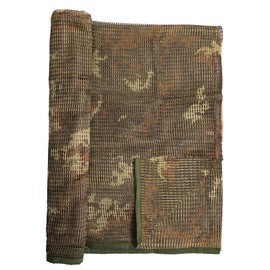 HYOUT Tactical Military Neckerchief, Woodland Camo Scarf Sniper Veil Desert Shemagh for Wargame Outdoor Sports, Italy (Double Print)