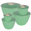 Just Pudding Basins Green Space Saving Set of Plastic Steam