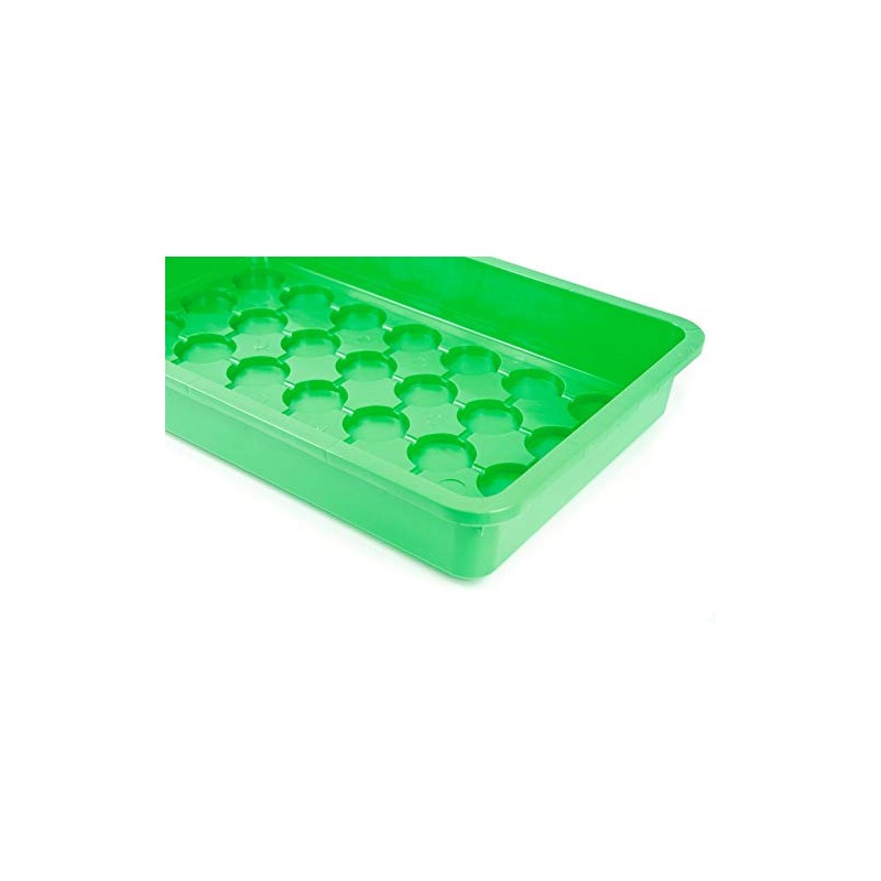 MGC24 indoor Greenhouse Propagator with Lid and Ventilation, Green