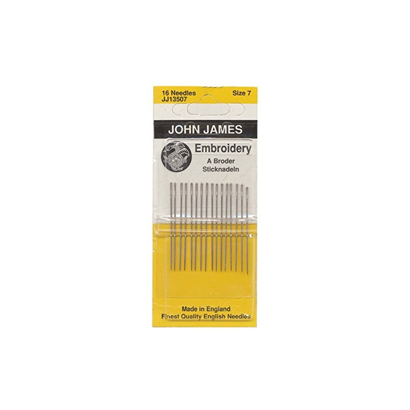 Crewel/Embroidery Hand Needles-Size 7 16/Pkg