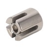 10Pcs Wire Rope Cross Cable Clamps Stainless Steel Wire Rope
