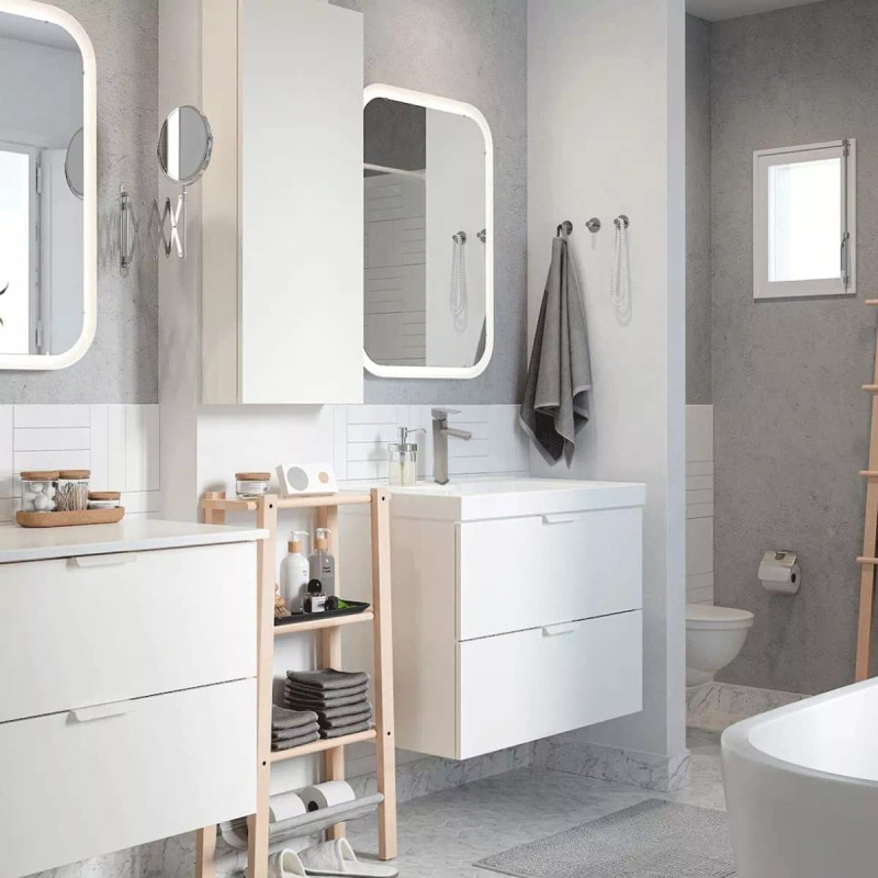 CNX Mezcladora Monomando De Lavabo (niquelada) Incluye Mangueras