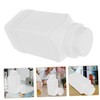 GANAZONO 2Pcs Wide Mouth Bottle Pe Containers for Laboratory and