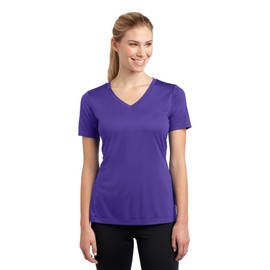 V-Neck Tee (LST353) Purple, 2XL