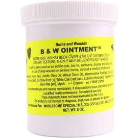 Amish Burn Salve Cream Ointment For Healing Wounds, Scars, And Burns - Made with Beeswax and Aloe Vera - 8oz
