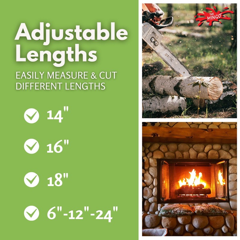 THE MINGO Marker Firewood Measuring Tool - Chainsaw Firewood Marking