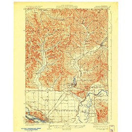 YellowMaps Galesville WI topo map, 1:62500 Scale, 15 X 15 Minute, Historical, 1929, 20.22 x 16.08 in - Polypropylene
