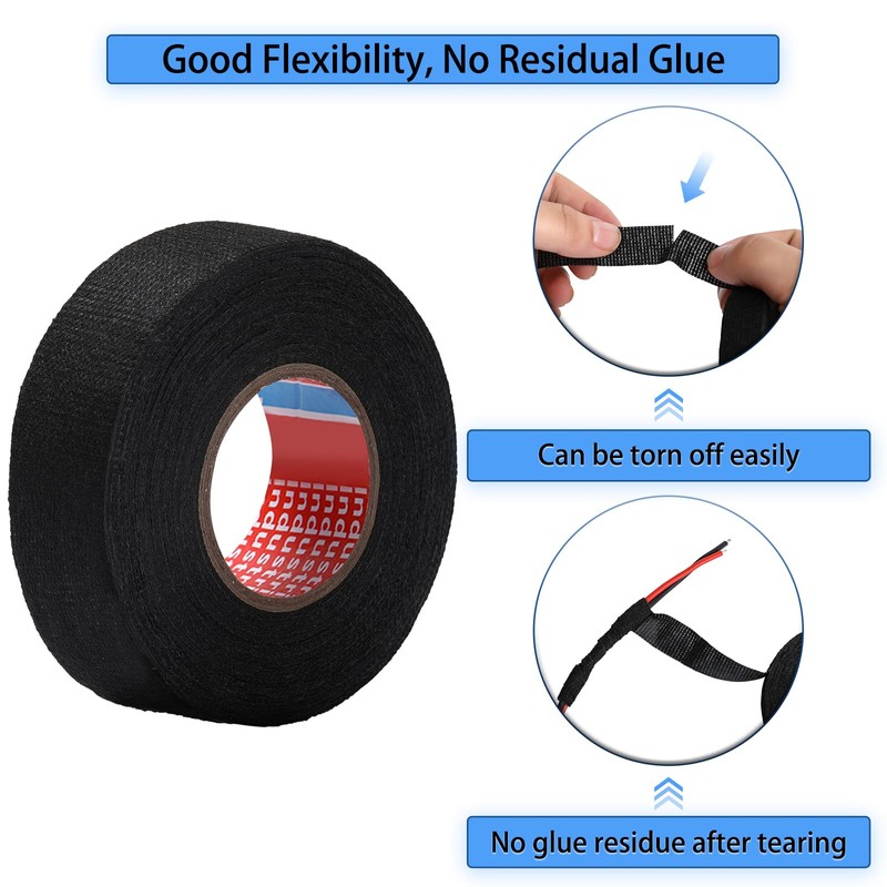 Outus Wire Harness Cloth Electrical Tape Wire Loom Tape Wiring