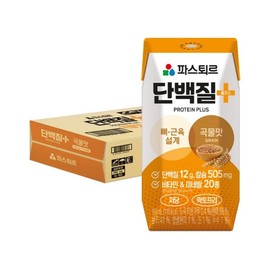 Pasteur 본사직영 단백질 플러스 곡물맛 195mlx18팩 Directly Managed Headquarters Protein Plus Grain Flavor 195ml x 18 Packs