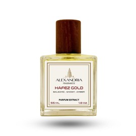 Alexandria Fragrances Hafez Gold Perfume - Premium Unisex Eau de Parfum with Cinnamon & Mellow Notes - Luxury Fragrance with Vanilla, Spicy & Mellow Sandalwood - Men Cologne for Every Occasion - 55ml