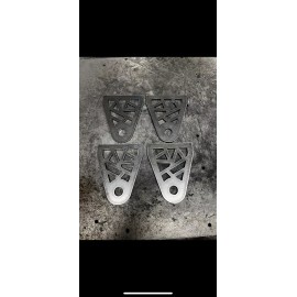 Mfab 4 weld on traction bar frame mounts / weld on tabs 1/2” Bolt Hole