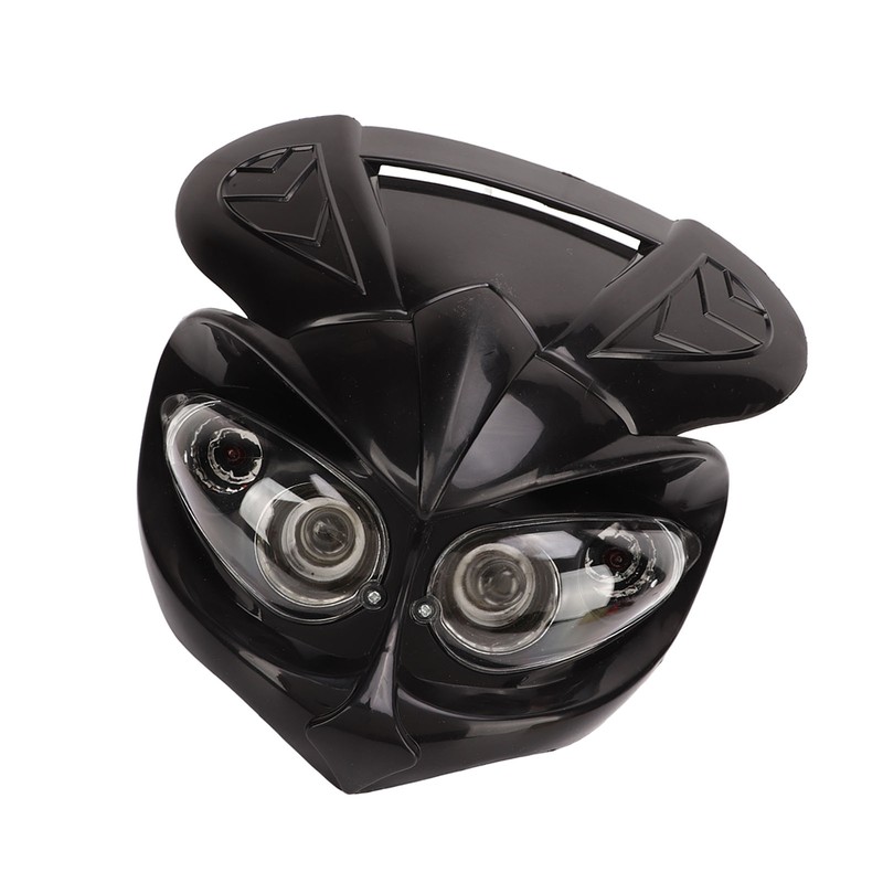 Motorcycle Fairing Head Lamp 12V Dual Headlight High Low Beam