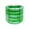 FUNOJOY Chunky Bracelets for Women Acrylic Bamboo Tube Jelly Bangles
