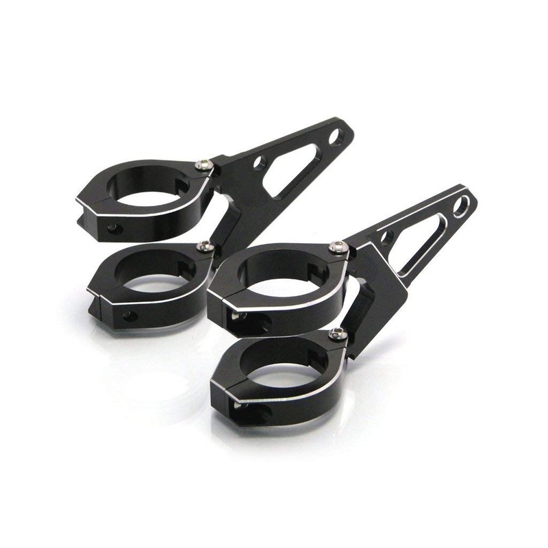 Alchemy Parts Premium CNC Motorcycle Headlight Brackets for Cafe Racer