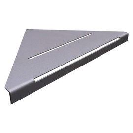 Bauhandel24 - Shower Shelf without Drilling, Shower Basket, Stainless Steel, Corner Shelf, Bathroom Shelf for the Shower