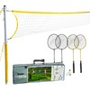 Franklin Sports Badminton Set - Backyard + Beach Badminton Net