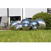 Stainless Steel Decorative Ball Large Matt Diameter 30 cm Garden