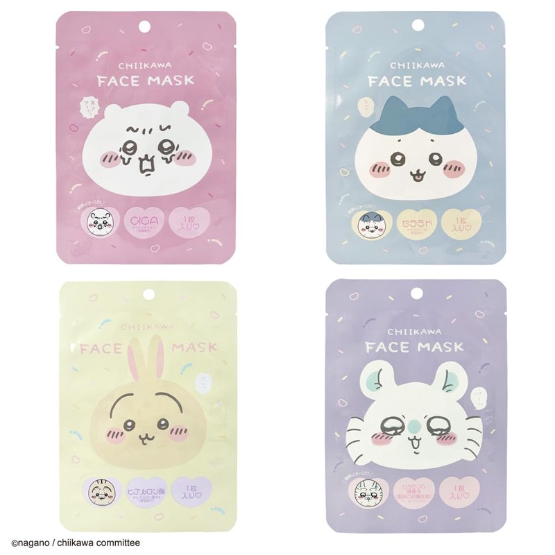 Shomido 467444 Chiikawa Face Mask Momonga