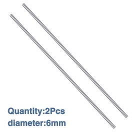 2PCS 6mmX150mm Linear Motion Rod Shaft Guide Diameter 6mm for DIY Craft Tool