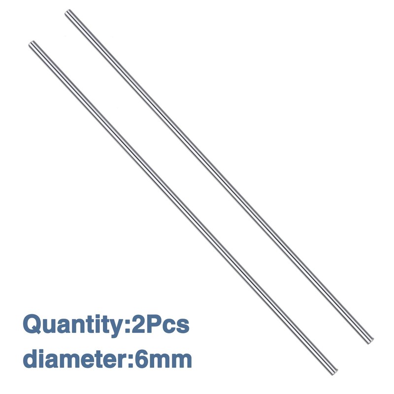 2PCS 6mmX150mm Linear Motion Rod Shaft Guide Diameter 6mm for