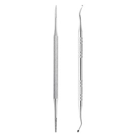 Nail Picker, Nail Scale, Toenail Scale Remover, Internal Nail Tool Nail Decontamination Stainless Steel Nail Stripper 2pcs