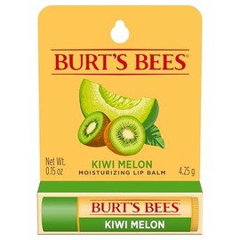 Burt's Bees 100% Natural Origin Moisturising Lip Balm, Kiwi Melon with Beeswax and Fruit Extracts, 1 Tube, 4.25g