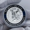 Thin Blue line Saint Michael Law Enforcement Challenge Coins -