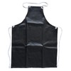 Black PVC Leather Apron, Black