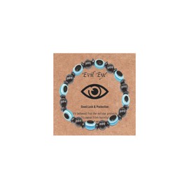 Stocking Stuffers Holiday Outfits for Women 2024 Evil Eye Bracelet for Men Tiger Eye Bracelet Amethyst Bracelet Evil Eye Charm Bracelet Adjustable Stretch Bracelet Bead Bracelet Jewellery Gifts for Women