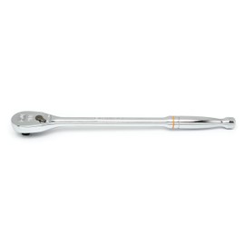 GEARWRENCH 1/2" Drive 90 Tooth Long Handle Dual Material Teardrop Ratchet 16-1/2" - 81361T, Multi, One Size