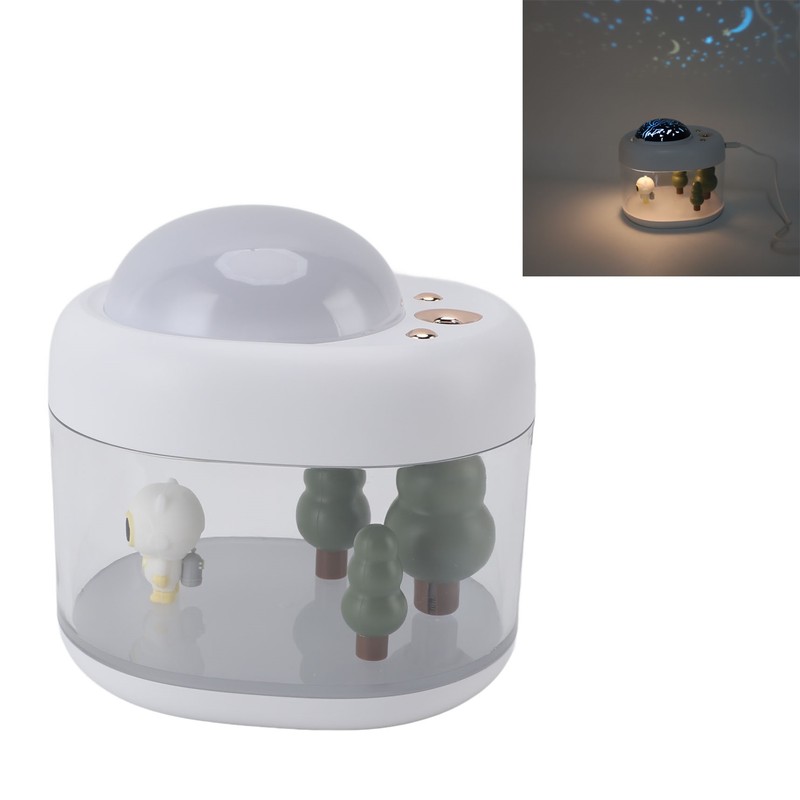 Mist Humidifier 500ml USB Landscape Diver Projector Air Humidifier for