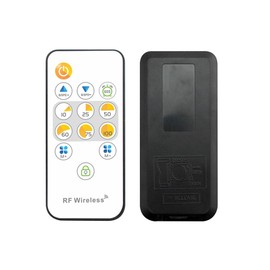 Taikuwu RF 13-Channel LED Dimmer Controller, Wireless, 10 Levels Brightness Control for LED Strips, 5-24 V, Ultra Flat Design with 13 Buttons (TV Cabinet, Bathroom, Kitchen Lighting)