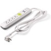 Power Strip Surge Protector with 4 Outlets and 2 Fast