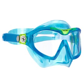 AQUALUNG Snorkeling Combo Mix for Kids 4+ with Mask and Snorkel Blue and Green