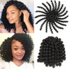 6 Pcs Jumpy Afro Kinky Twist Crochet Braid Natural Black