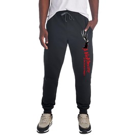 A Nightmare on Elm Street Slash Logo Unisex Jogger Sweatpants with Pockets for Men and Women, Black, 2X-Large