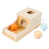 Edición Ocupada Caja de Permancia de Objetos de Madera para