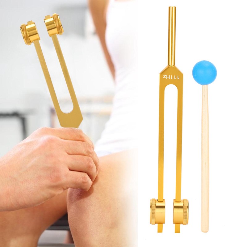 Aluminum Alloy 111HZ Frequency Tuning Fork Yoga Meditation Tuning Energy