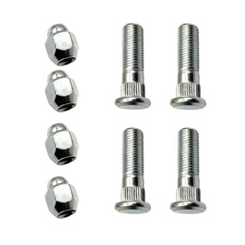 4 Set M12 x 1.5 Wheel Lug Stud Nut Set Compatible with 2001-2007 Hyundai Sonata Elantra Tucson Santa Fe Genesis Sorento Kia Accent Forte Optima Soul 52950-14140 52950-M1000