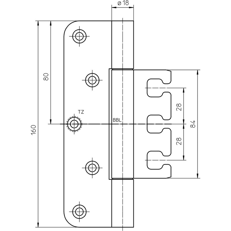 Object VX 7729/160 18 – 3 for Stubby All Doors