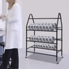 GDAE10 3D Printer Filament Storage Rack,Metal 4-Tier Filament Rack with