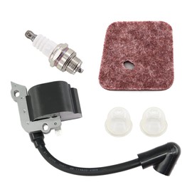MCHNIC Ignition Coil Set Air Filter for Stihl FS38 FS46 FS45 FS55 FC55 FC55Z FC55-DZ HL45 HL45Z HL45-DZ HS45 HS45Z KM55 KM55RZ KM55C KM55R Chainsaw Replacement 4140 400 1300 8 US