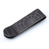 DonDon Men's Money Clip Stainless Steel Black Spider