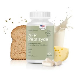 Houston Enzymes Afp Peptizyde Enzimas Digestivas 90 Cápsulas