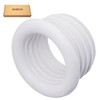 SKIR'CO Pack of 5 White 40 x 32 mm Rubber