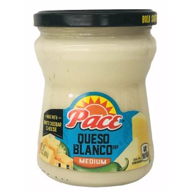 Pace Queso Blanco White Cheddar Cheese Medium Dip 15 oz