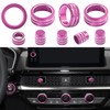 LOCOY Air Conditioning Vent Knob Cover for Honda Civic Accessories