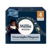 Millie Moon Overnight Diapers(Size-4 and count-58) Diaper Weight Range: 22